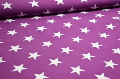 Jersey | Verena Sterne 3,5cm | Purpur Lila